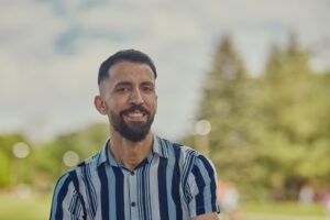 Étudiant à l'extérieur